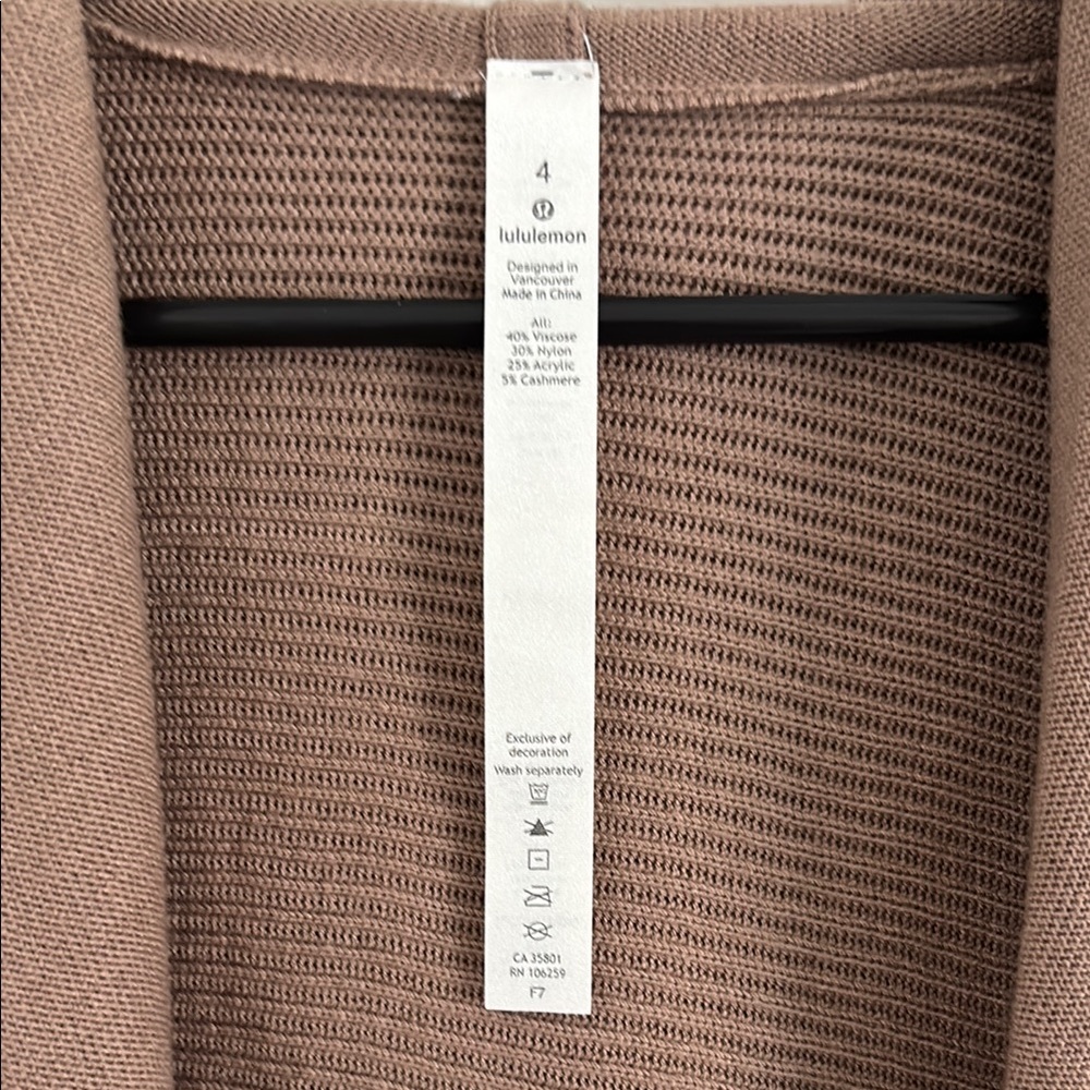 lululemon athletica Light Brown Women's Cardigan - Picture 2 of 11